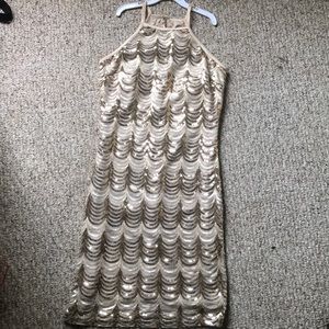 Champagne colored dress